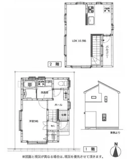 埼玉県さいたま市中央区新中里2【一戸建】の間取り