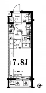 1Kの間取り画像