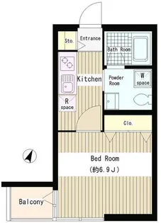 パティオみづほ文京東大前【3階】の間取り