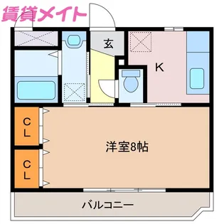 リリィ【1階】の間取り