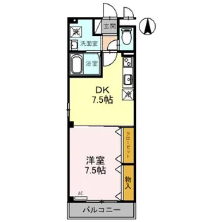 大阪府大阪市鶴見区横堤4【マンション】の間取り
