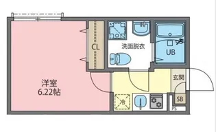 東京都荒川区東尾久6【アパート】の間取り