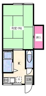 赤羽荘【1階】の間取り