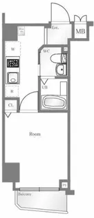 東京都大田区西蒲田7【マンション】の間取り
