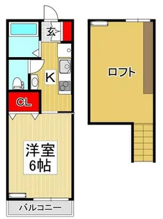 埼玉県川口市芝富士1【アパート】の間取り
