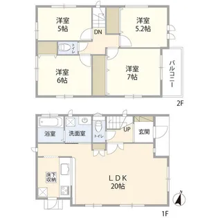 神奈川県横浜市西区伊勢町3【一戸建】の間取り