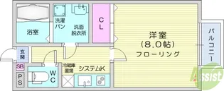 リムプラート南光台【2階】の間取り