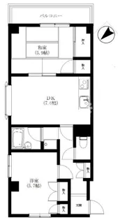 メイプルトンハウス【3階】の間取り