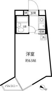 エスポワール中目黒【2階】の間取り