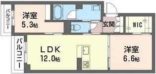 アーカスKVIII【2階】の間取り