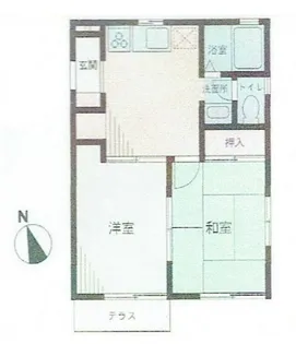 神奈川県横浜市都筑区中川5【アパート】の間取り
