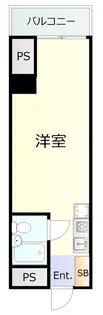 キャッスル野毛中央【3階】の間取り
