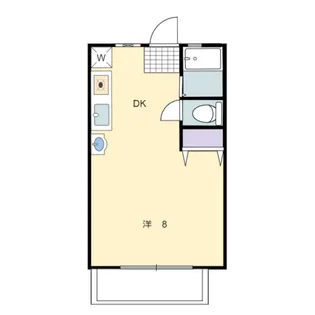ホワイエ・デ・ルシェルシュ【1階】の間取り