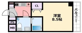 セレニテ甲子園【6階】の間取り