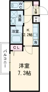 スカイコートグランデ成城【4階】の間取り