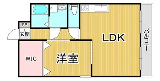 イマキタハイツ18【1階】の間取り
