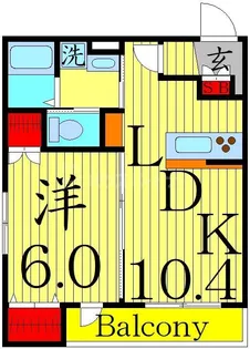 Shamrock2【3階】の間取り