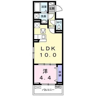 ドミールサワIII【1階】の間取り