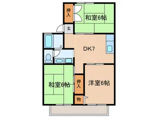 カサデルエスタ【2階】の間取り