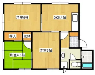 フレグランスOCEAN【2階】の間取り