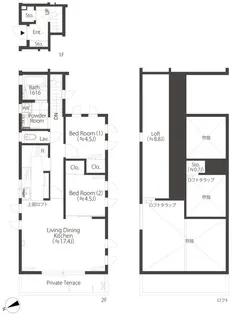 BRICK HOUSEの間取り