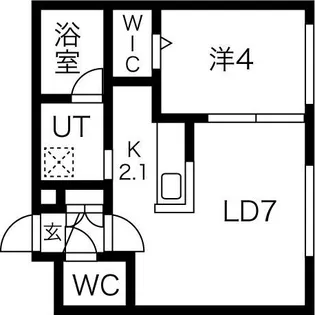 Leaf(リーフ)【3階】の間取り