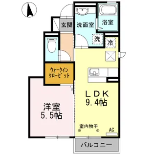 セントフォーレ【1階】の間取り