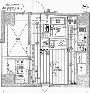 ブライズ森下リベラ【4階】の間取り