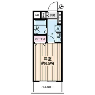 Belle Vue新中野【6階】の間取り