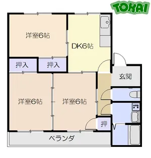 シャンポールアキラII【2階】の間取り