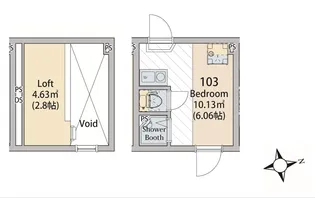 ソフィアフレッシュ【1階】の間取り