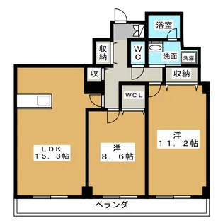 レデントーレ【4階】の間取り