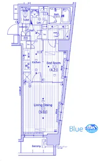 グランド・ガーラ新子安【5階】の間取り