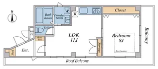 ROCCA SQUARE【6階】の間取り