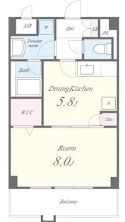 ルミエール野田【2階】の間取り