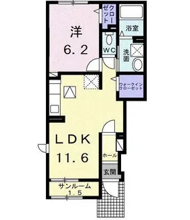 recolte【1階】の間取り