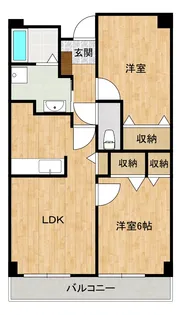 エスポワール辻II【4階】の間取り