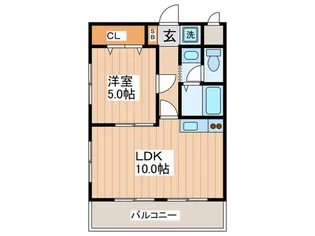 M PLAZA香里壱番館【4階】の間取り