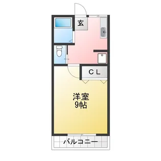 石井ハイツ【3階】の間取り