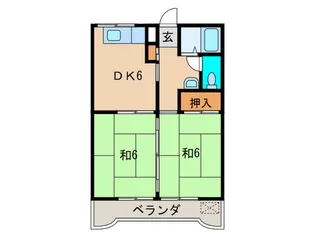 エクセル丸和【1階】の間取り