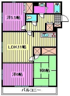 カーサゼルコバ【2階】の間取り