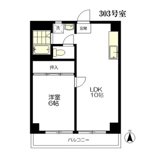 青山ハイム【3階】の間取り