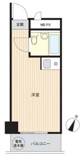 トーカン新宿第2キャステール【2階】の間取り
