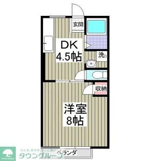 佐波ハイツ【2階】の間取り
