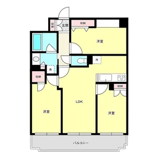 プライムアーバン仙台五橋(旧グランカーサ仙台五橋)【13階】の間取り