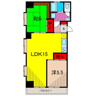 Ds VARIE亀有レジデンス【2階】の間取り