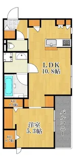 フェリシア豊岡【2階】の間取り