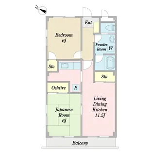 Primrose【1階】の間取り