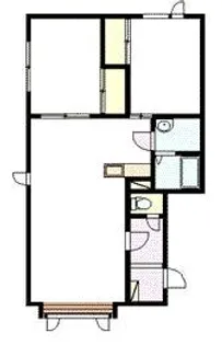 クレア5.3【1階】の間取り