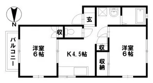 フロイデ・ヨシモト【2階】の間取り
